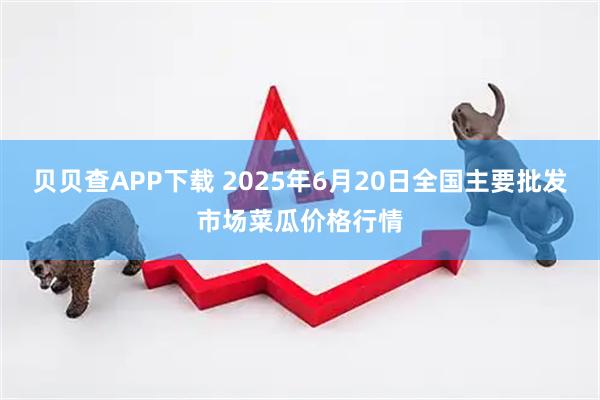 贝贝查APP下载 2025年6月20日全国主要批发市场菜瓜价格行情